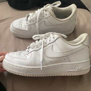 White Nike Air Force 1 (please read description)